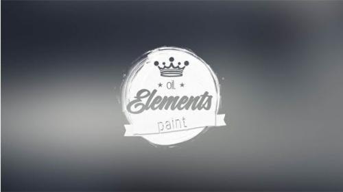 Videohive - Oil Paint Elements