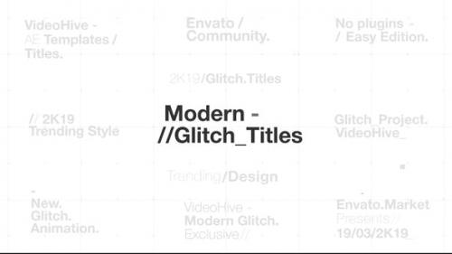 Videohive - Modern Glitch Titles