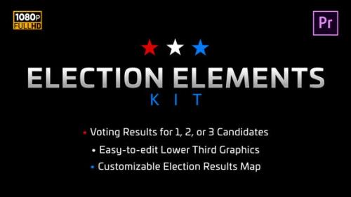 Videohive - Election Elements Kit | MOGRT for Premiere Pro