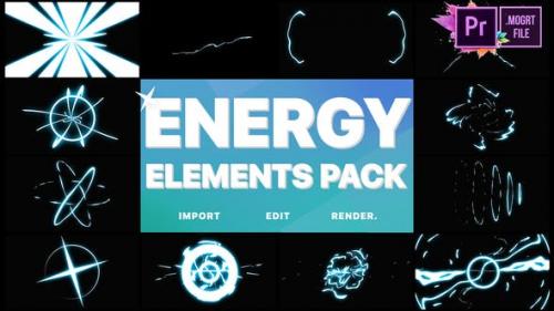 Videohive - Cartoon Energy Elements Pack | Premiere Pro MOGRT