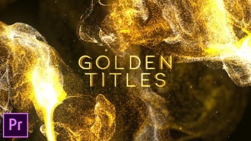 Videohive - Golden Titles - Premiere pro