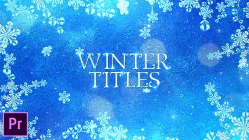 Videohive - Winter Titles - Premiere Pro