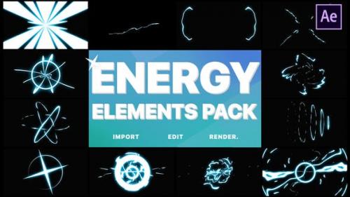 Videohive - Cartoon Energy Elements Pack | After Effects