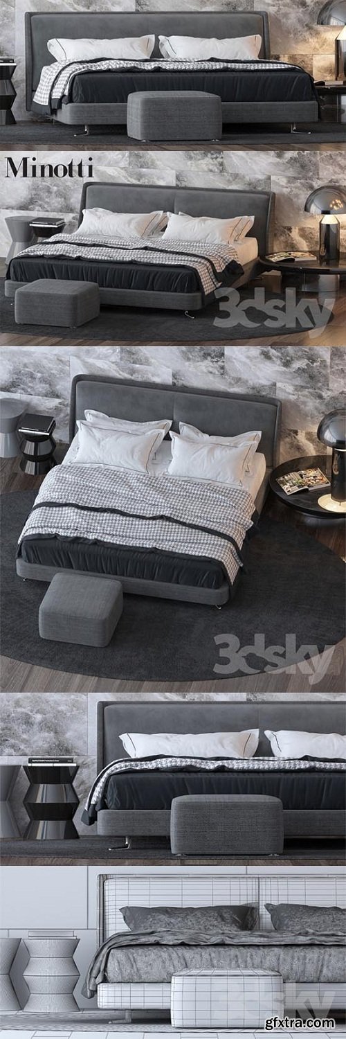 Bed by Minotti