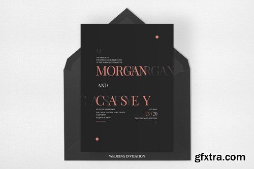 Wedding Invitation Suite - Morsey