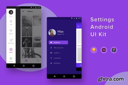 Settings Android UI Kit