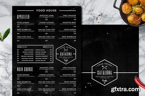 Blackboard Food Menu Bundle