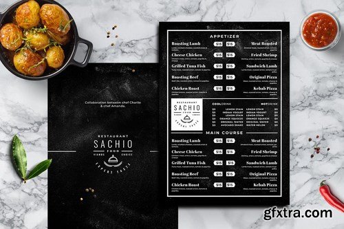 Blackboard Food Menu Bundle