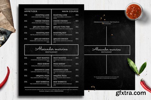 Blackboard Food Menu Bundle