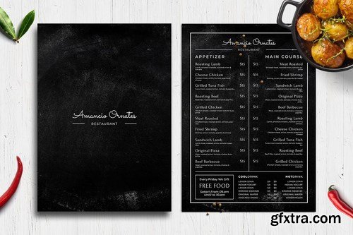 Blackboard Food Menu Bundle