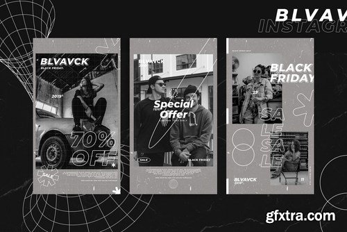 BLVAVCK - Instagram Stories Template