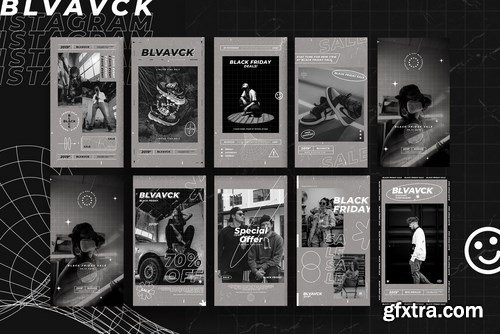 BLVAVCK - Instagram Stories Template