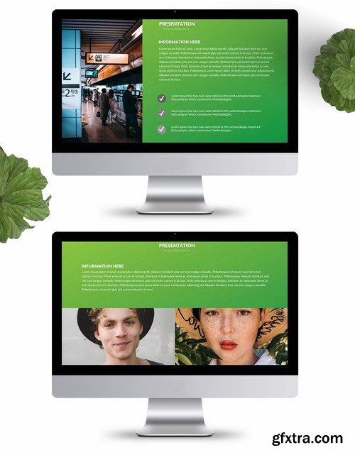 Green Powerpoint and Keynote Templates