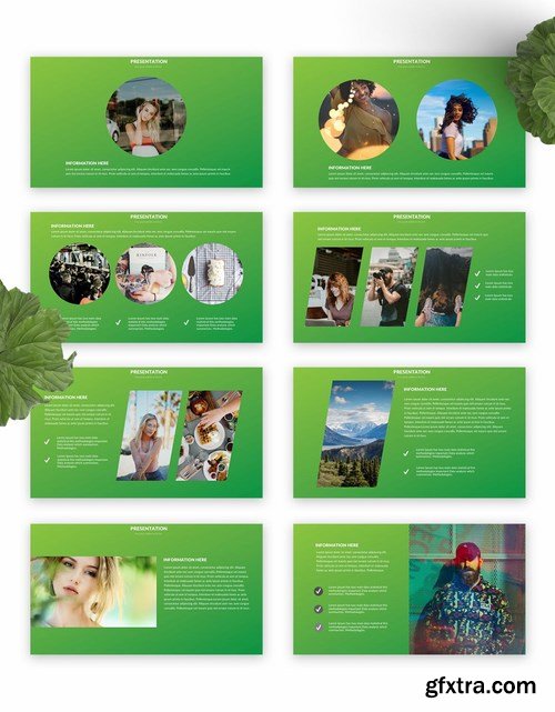 Green Powerpoint and Keynote Templates