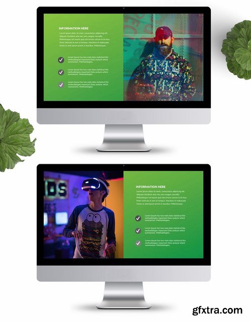 Green Powerpoint and Keynote Templates