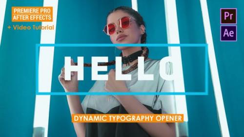 Videohive - Dynamic Typography Opener - Mogrt