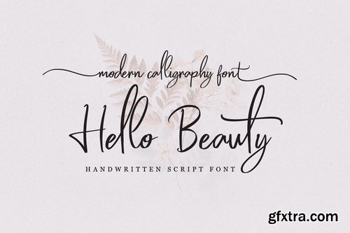 Hello Beauty - Handwritten Font