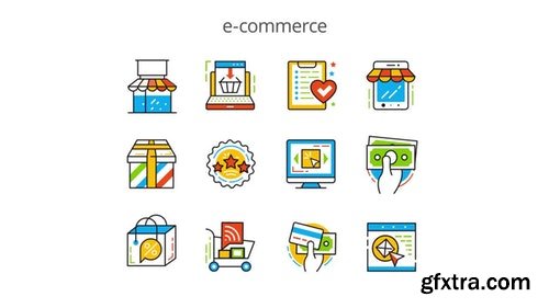 MotionArray E Commerce - Flat Animation Icons 301815