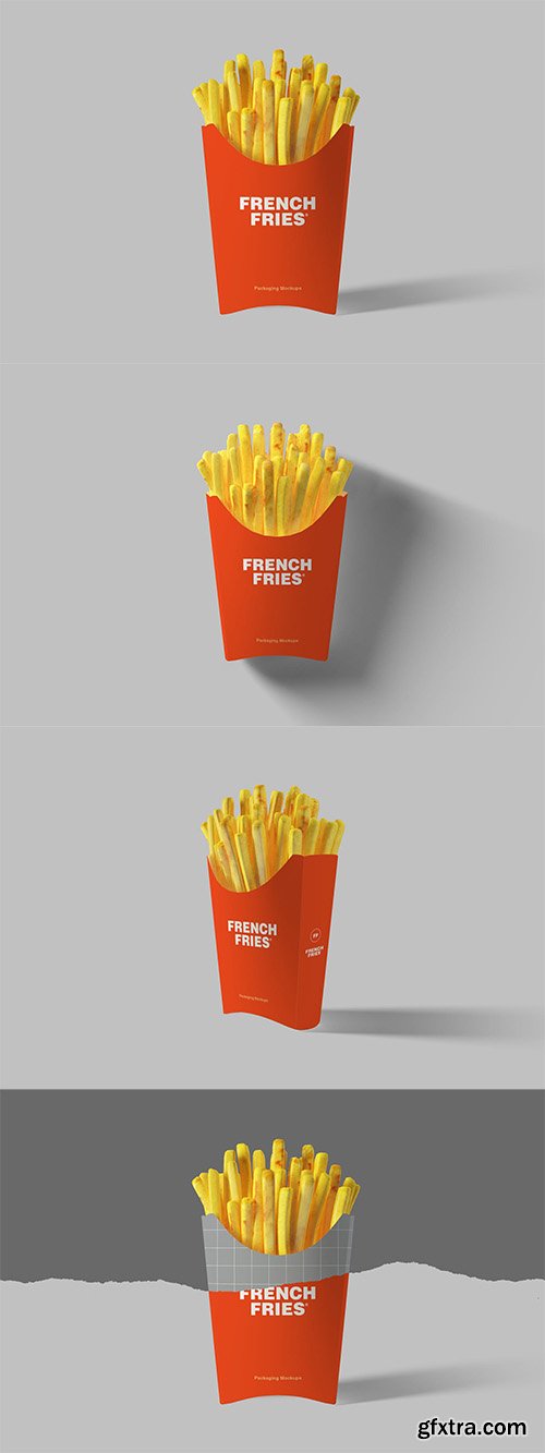 French Fries Packaging Mockups