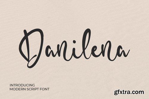 Danilena - Modern Script Font