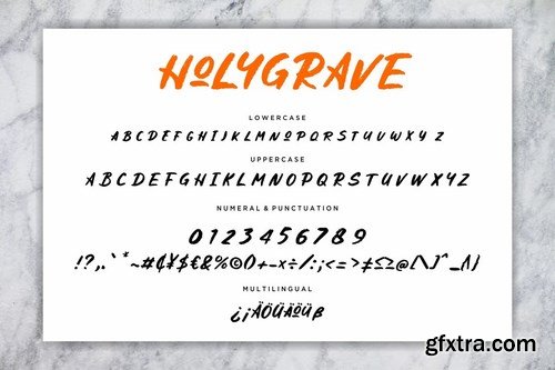 Holygrave Handwritten Brush