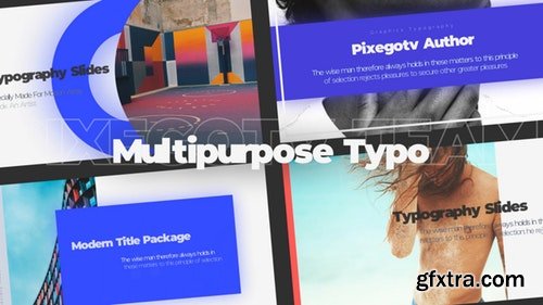 MotionArray Multipurpose Typo / Slideshow 323004