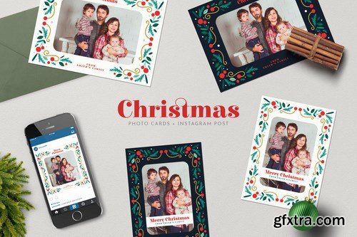 Christmas PhotoCards +Instagram Post