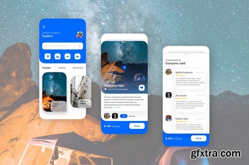 Travel Mobile UI Kit - TG