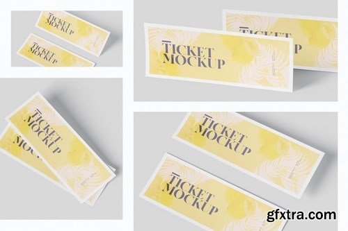 Ticket Mockup Set