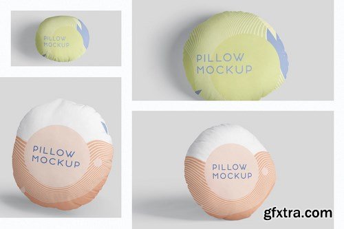 Pillow Mockup Set - Round