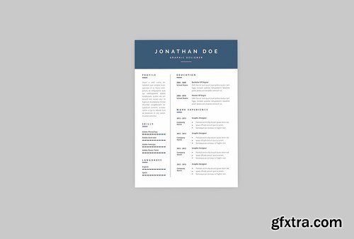 Jonathan Graphic Resume Designer