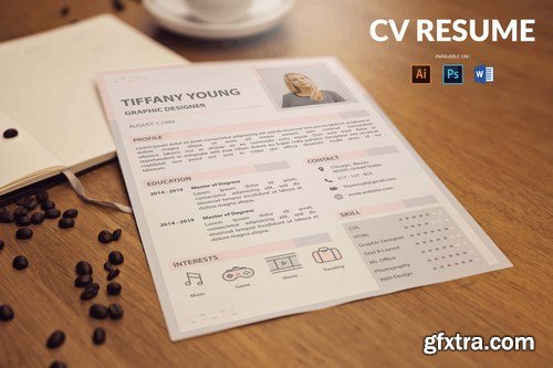 CV Resume Simple And Elegant