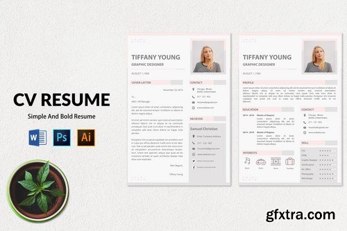 CV Resume Simple And Elegant