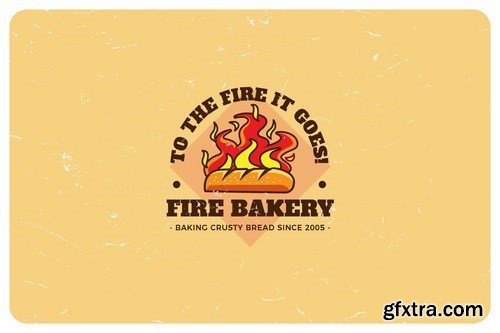 FIRE BAKERY - Mascot & Esport Logo