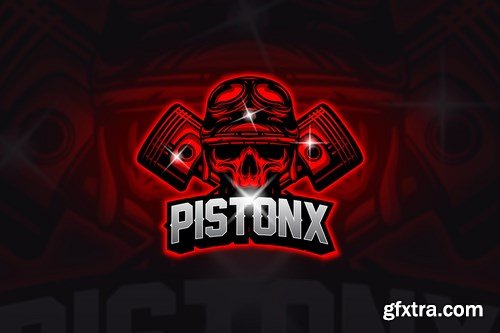 Piston - Mascot & Esport Logo