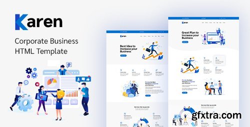 ThemeForest - Karen v1.0.1 - Corporate Business Bootstrap 4 Template - 24991951