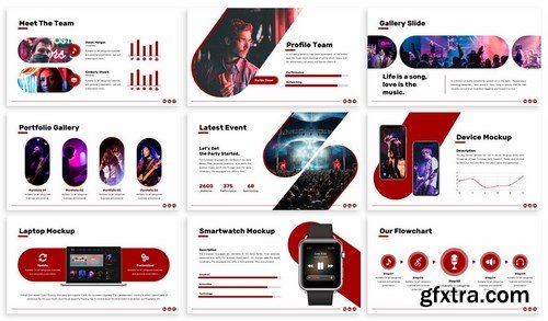 Musika - Music Powerpoint Template