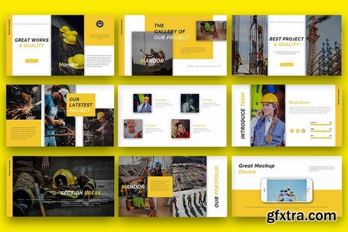 Mandor - Multipurpose Business Powerpoint Google Slides and Keynote Templates