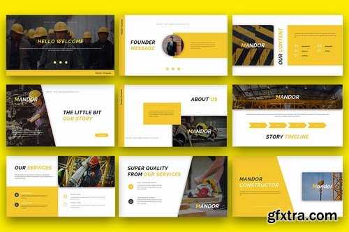 Mandor - Multipurpose Business Powerpoint Google Slides and Keynote Templates