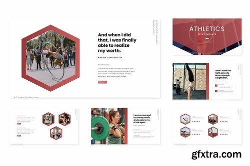 Athletics - Powerpoint Google Slides and Keynote Templates