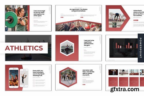 Athletics - Powerpoint Google Slides and Keynote Templates