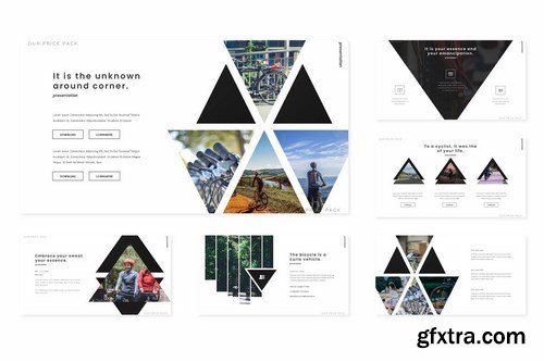 Cycling - Powerpoint Google Slides and Keynote Templates