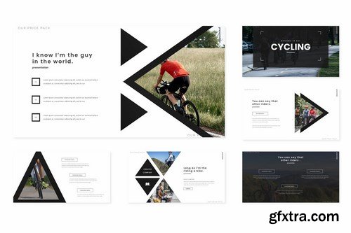 Cycling - Powerpoint Google Slides and Keynote Templates