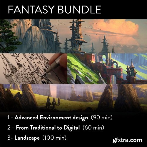 Artstation - Tutorial Bundle 3 in 1 (Fantasy)