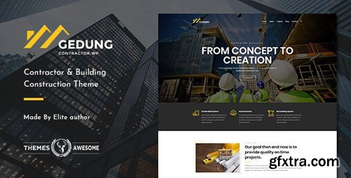 ThemeForest - Gedung  v1.3 - Contractor & Building Construction Theme - 21558760