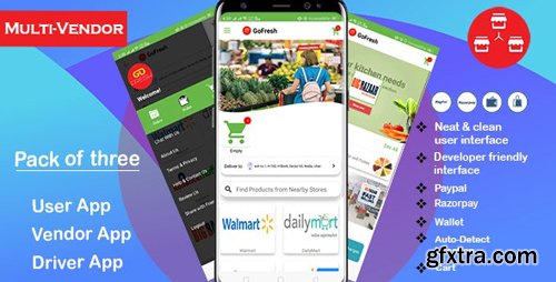 CodeCanyon - Multi Vendor Grocery Android App with Backend v1.0.1 - Bigbasket Grofers Happyfresh Clone - 24122154