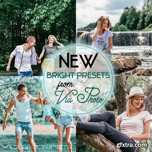 Via Photo - Bright Presets Desktop &amp; Mobile Presets