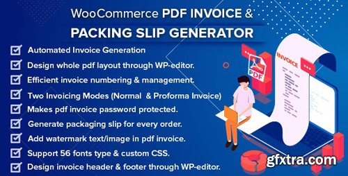 CodeCanyon - WooCommerce PDF Invoice & Packing Slip Generator v1.2.1 - 24179339