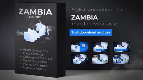 Videohive - Zambia Map - Republic of Zambia Map Kit