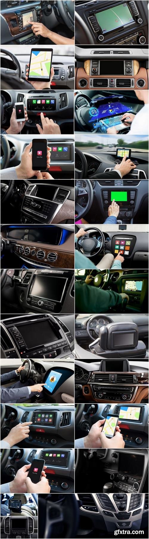 Automotive multimedia dashboard instrument panel board 25 HQ Jpeg